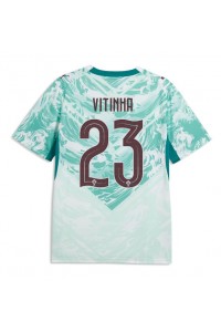 Portugali Vitinha #23 Jalkapallovaatteet Vieraspaita MM-kisat 2026 Lyhythihainen